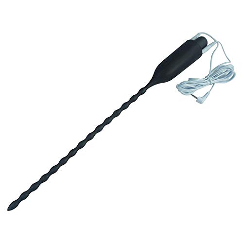 Safe Super Long Silicone Inserts Sounding Rod Vibrating Sound s Men,Black