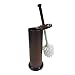 Bronze Powder Coated Toilet Brush with Holder