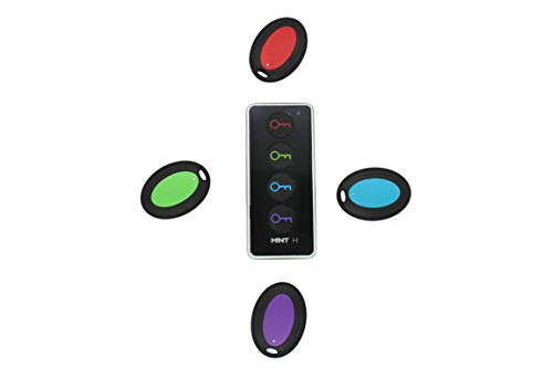 Mint H Wireless Item Beeper - Track Your Keys, Wallets, or TV Remote (4 trackers)