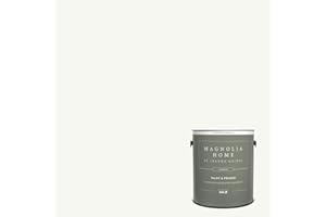 KILZ Magnolia Home by Joanna Gaines Classic Interior Wall, Ceiling, Trim Paint and Primer, Eggshell Finish, 1 Gallon - TRUE WHITE
