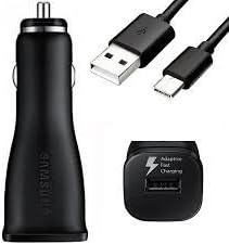 Adaptive Turbo Fast Le 2 Pro 15W Car Charger with Quick Charge 2 Detachable Hi-Power USB Type-C Cable! (1.2M / Black)