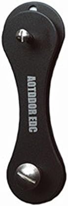 Aoovi Metal Keychain Compact Key Holder (Black)