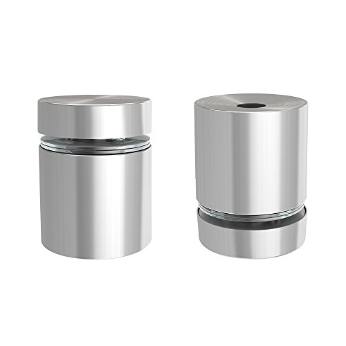 LuckIn 20Pack Standoff Screws (3/4 in. Dia x 3/4 in. L), Stainless Steel Standoff Mounting