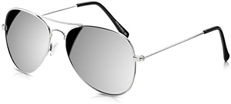 Sunglass Junkie Mens and Womens Celebrity Aviator Sunglasses. UV400 Lenses Provide 100% UV Protection for Maximum Safety. Filter Category 3 High Glare Reduction Ideal for Beach, Driving, and Skiing