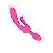 G-Spot Vibrator Waterproof Rechargeable Dildo Vibrator Adult Sex Toys for Women - Silicone Clitoris Vagina Stimulator Massager Sex Things for Couple-Pink