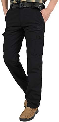 AMhomely® Men's Softshell Pants Casual Waterproof Windproof Trousers Quick Dry Breathable Outdoor Pants Walking Hiking Climbing Pants Climbing and Hiking Tactical Pants for Mens Size M-4XL