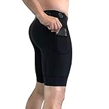 Sport-it Men's Compression Workout Shorts Leggings with Pockets for Phone - Base Layer Tights, Short Pants