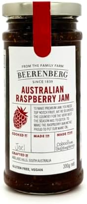 Beerenberg Raspberry Jam Beerenberg Raspberry Jam, Australian Made & Owned, Naturally, 300 gm ...