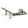 Hot Wheels GFY47 Mario Kart Piranha Plant Slide Playset with 1:64 Die-Cast Yoshi and B-Dasher Vehicle