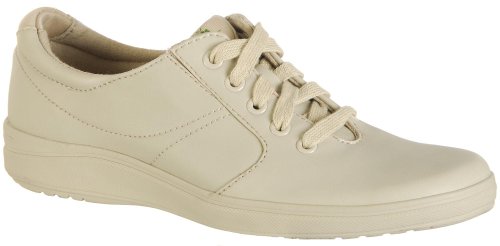Grasshoppers Women's Stretch Plus Lace-Up Sneaker,Stone,8 W Want