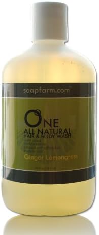 Soap Farm Ginger-Lemongrass One Natural Hair & Body Wash 20 oz.