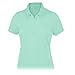 Monterey Club Ladies Dry Swing Rhinestone Detail Solid Shirt #2438