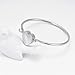 EternityMemory Merry Stainless Steel Cremation Bracelet Ashes Holder Keepsake Jewelry with Gift Box (Heart Bangle)