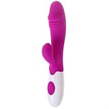 30-Speed Waterproof Vibrating Frequency Bending Head Silica Gel Vibrator to Stimulate and Massage G-Spot and Clitoris Female Masturbator Couple's Sexual Flirting Toy