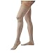 JOBST Relief 20-30 mmHg Compression Socks, Thigh High with Silicone Band, Beige, Large