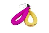 #1 Best Waterproof Floating Camera Wrist Strap (2 Camera Floats) for Waterproof Cameras, Marine Binoculars, and Camcorders - Save Digital Memories with Silky-Soft Neoprene Foam - Highly Effective When Used with GoPro Hero, Canon PowerShot, Pentax, Panasonic Lumix, Fujifilm FinePix, Olympus Tough, (Pink & Yellow)