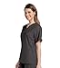 Landau Scrub Zone Unisex Relaxed Fit 1-Pocket V-Neck Scrub Top 71221 Black