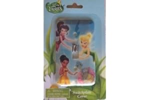 Disney Fairies Tinker Bell Switchplate Cover - Kids Bedroom Playroom Decor Light Switch Plate