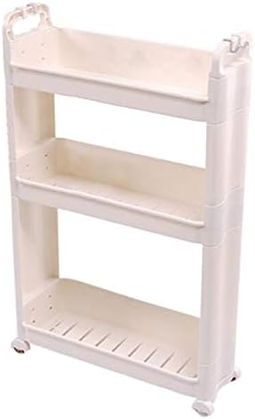 Gap Storage Slim Slide Out Storage Tower Rack Shelf Wheels 3 Tier [Energy Class A]