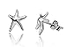 Sterling Silver starfish Stud Earrings