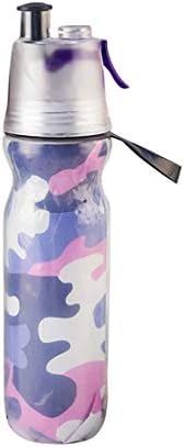 Zhhlaixing Mist Spray Water Bottle with Lock Insulated Leak Proof Sport Water Bottle with Spray Mist for Drinking Outdoor Sport Hydration and Cooling Down