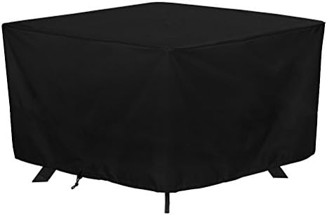IUNIQEE BBQ Outdoor Grill Cover Waterproof Dustproof UV Protection Gas Grill Cover for Weber Holland Jenn Air Brinkmann Char Broil Any Grill Brand Patio Furniture Square Table desk devices