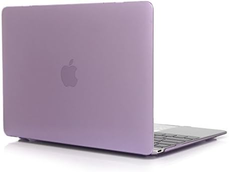 MacBook Air 11" 11.6" Inch Hard Case, Onteck Glossy Hard Clear Crystal Hard Case Cover for Apple Air 11-inch 11.6" A1370 A1465 (Purple)