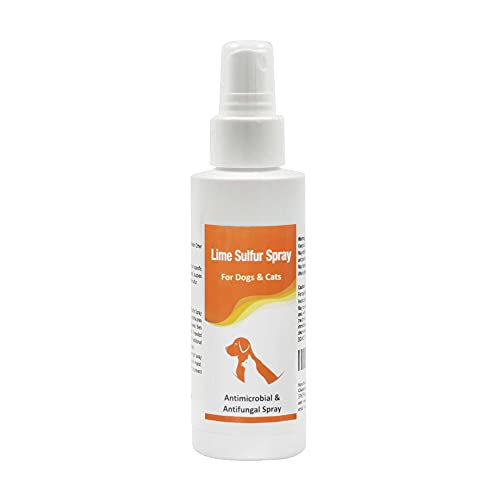 Lime Sulfur Spray Pet Care And Veterinary Treatment Against Ringworm Mange Lice Flea Itchy And Dry