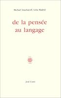 DE LA PENSEE AU LANGAGE 2714305326 Book Cover