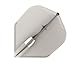 LSTYLE Dart Flights: L3 PRO Shape - for Soft Tip and Steel Tip Darts - Clear Black