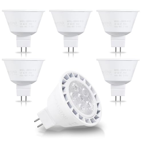 TORCHSTAR MR16 LED Bulb Dimmable, 7W 12V 490LM 50W