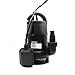 FPOWER 1/2HP Clean/Dirty Water Submersible Pump with 10-Foot Cord Utility Pump with Automatic ON/Off Float Switch for Fountain, Pond, Pool, Aquarium, Cisterns