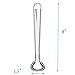 Stainless Steel Mini Spring Egg Beater Silicone Whisk Magic Hand Held Sauce Stirrer Blender Milk Frother Foamer Coffee Mixer (2Pack-Silicone+Steel coil)