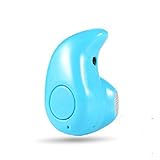 Doinshop New Ultra-small Earbud S530 4.0 Stereo Bluetooth Headset Earphone Mini (blue)