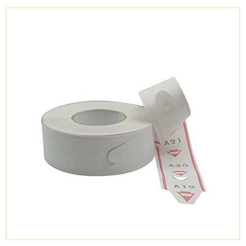 Ticket Ticket Labels - 10,000 Tickets for Deletion Systems - Tickets - Tickets round color RED