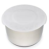 Silicone Lid Cover for Insta Pot Inner Pots (BPA-Free) - Fits IP-DUO60, IP-LUX60, IP-DUO50, IP-LUX50, Smart-60, IP-CSG60 and IP-CSG50 (White))