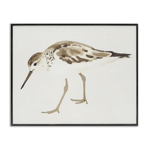 Sandpiper Shore Bird Nautical, 11 x 14 Inch Framed Giclée Print