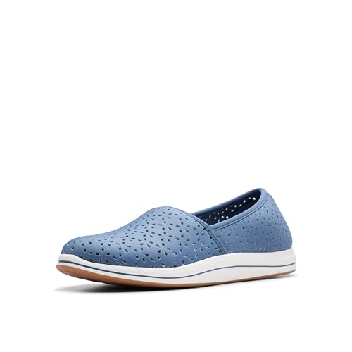 Clarks - Womens Breeze Emily Shoes, Color Blue, Size: 7.5 UK