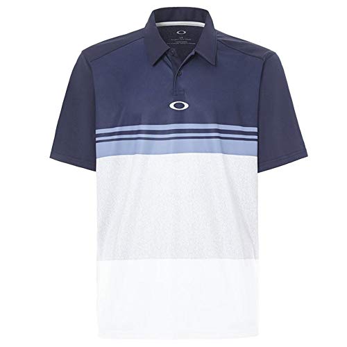 Oakley Color Block Take Polo, Fathom, XX-Large