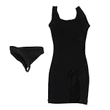 Jili Online 6th Scale Black Skirt Dress Clothing Accessory for 12'' Hot Toys Phicen Kumik