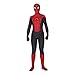MYanimec Unisex Lycra Spandex Zentai Halloween Cosplay Costumes Adult/Kids 3D Style (Adults-L Red and Black