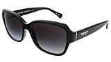 Coach Womens Sunglasses (HC8160) Black/Grey Acetate - Non-Polarized - 56mm