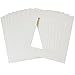 Betus 11x14 White Picture Mats, Acid Free, 1/16 Inches Thickness, White Core Bevel Cut Frame Mattes for 8x10 Pictures - Pack of 10