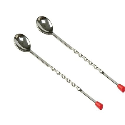 THW 100% Stainless Steel Bar Tool | Bar Accessories | Bar Spoon | 11 inches Set of 2 Pieces