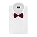 Platinum Hanger Mens Classic Pre-Tied Satin Formal Tuxedo Bowtie Adjustable Length Large Variety Colors Available (Burgundy)