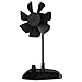 ARCTIC Breeze - USB Desktop Fan with Flexible Neck and Adjustable Fan Speed I Portable Desk Fan for Home, Office I Silent USB Fan I Fan Speed 800-1800 RPM - Black