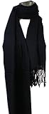Premium Pashmina Shawl Wrap Scarf - Black