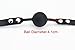 SMspade Bondage Gear Restraint Leather and Silicone Ball Gag for Women Menthumb 1