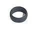 Lucky Rings Signature Silicone Wedding Bands - Premium Quality & Comfort - Designed For Active Wear or Dressing Up (Jet Black, 8)