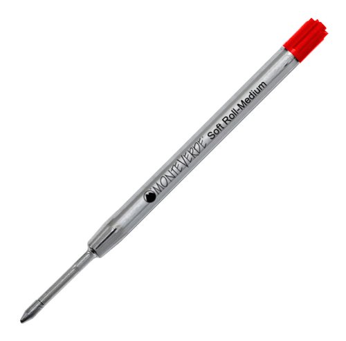 UPC 080333905784, Monteverde Soft Roll Ballpoint Refill for Parker Ballpoint Pens, Red, 6 Pack (P133RD)